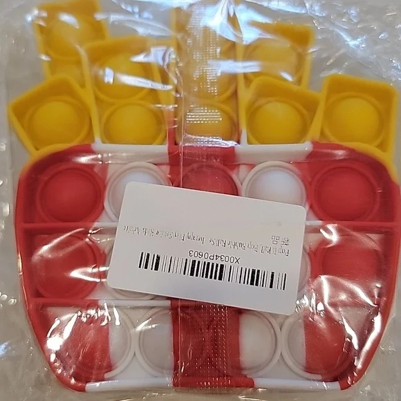 Colorful Pop It Fidget Toy Bundle 5 Piece NWT - Picture 4 of 7